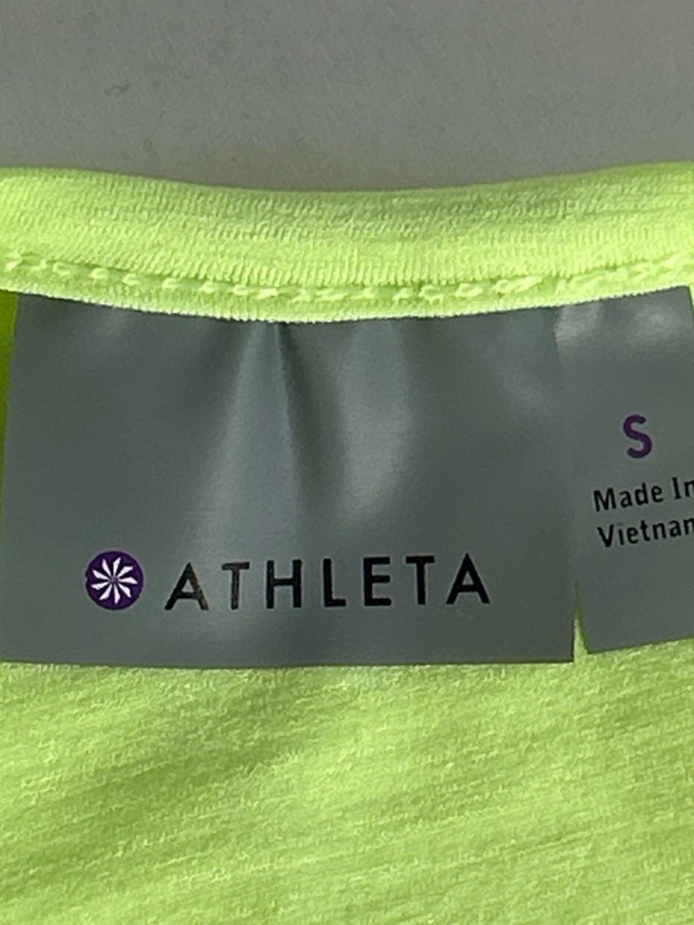 Athleta Neon Lime Racerback Tank - Picture 2 of 7